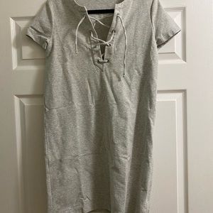 JCrew Grey T-shirt Dress